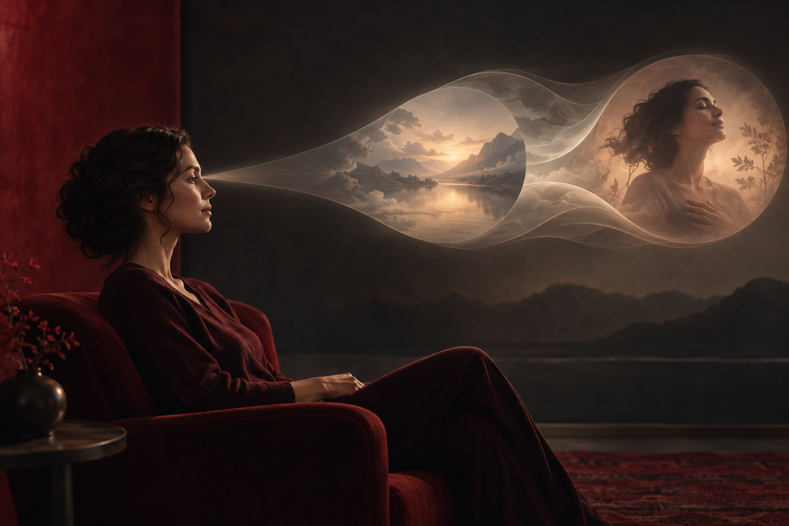 A visual interpretation of attention, imagination, and personal experience.